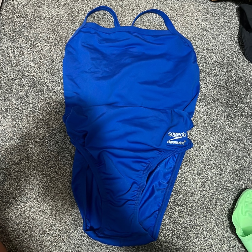 Blue speedo endurance size 30 swimsuit